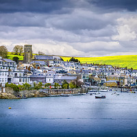 Buy canvas prints of Overlooking Salcombe by Viv Thompson