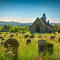Buy canvas prints of St Michael & All Angels Church by Viv Thompson