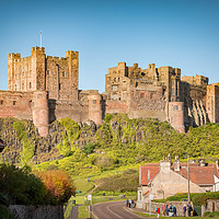 Buy canvas prints of Bamburgh Castle by Viv Thompson