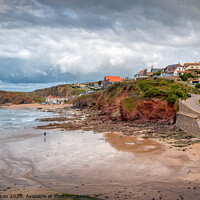 Buy canvas prints of Approaching Hope Cove by Viv Thompson