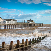 Buy canvas prints of The Enchanting Southwold Pier by Viv Thompson
