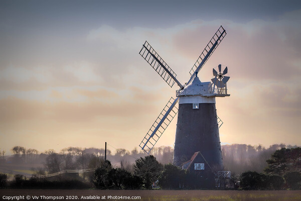 A Winter's Afternoon in Norfolk. Picture Board by Viv Thompson