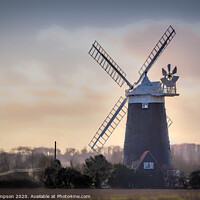 Buy canvas prints of A Winter's Afternoon in Norfolk. by Viv Thompson