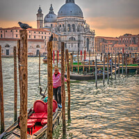 Buy canvas prints of An Afternoon on the Grand Canal by Viv Thompson