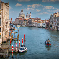 Buy canvas prints of Venice and The Grand Canal by Viv Thompson