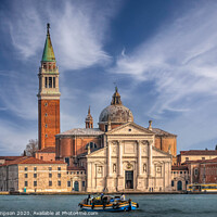 Buy canvas prints of The San Marco Bell Tower by Viv Thompson