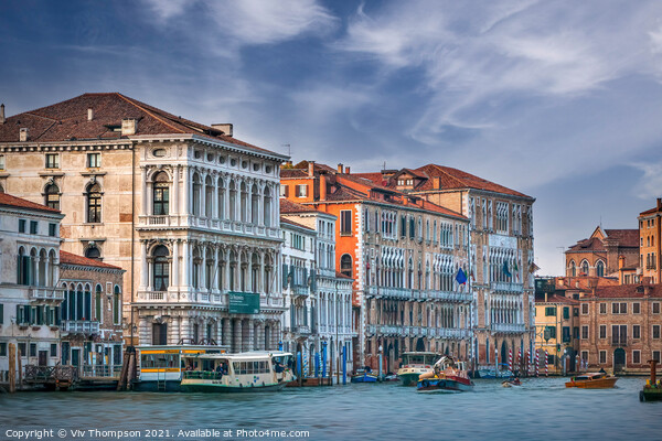 Historic Venice Picture Board by Viv Thompson