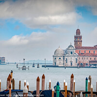 Buy canvas prints of A Hazy Morning in Venice by Viv Thompson