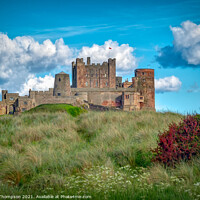 Buy canvas prints of Castle on the Hill by Viv Thompson