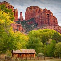 Buy canvas prints of Cathedral Rock by Viv Thompson