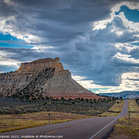 Buy canvas prints of Thundercloud over Capitol Reef by Viv Thompson