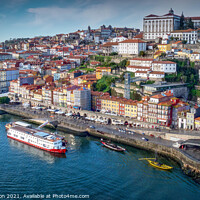 Buy canvas prints of The City of Porto by Viv Thompson