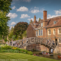 Buy canvas prints of Summer in Cambridge by Viv Thompson