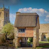 Buy canvas prints of The Lych Gate  by Viv Thompson