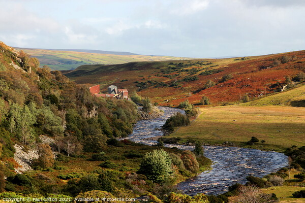 The river Tees in the Pennines. Picture Board by Paul Clifton