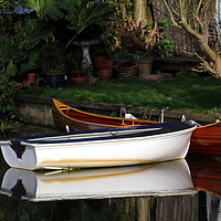 Buy canvas prints of Boats on the river. by Paul Clifton