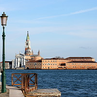 Buy canvas prints of San Giorgio Maggiore in Venice. by Paul Clifton