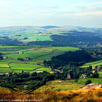 Buy canvas prints of The beautiful countryside of West Yorkshire. by Paul Clifton