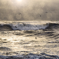 Buy canvas prints of Waves at Brighton by Gary Lane