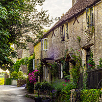 Buy canvas prints of old English town and beautiful historic buildings, by Q77 photo
