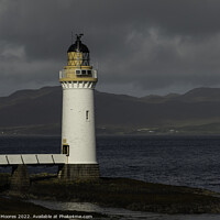 Buy canvas prints of Rubha nan Gall lighthouse by Bill Moores