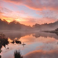 Buy canvas prints of Still Waters by andy lea