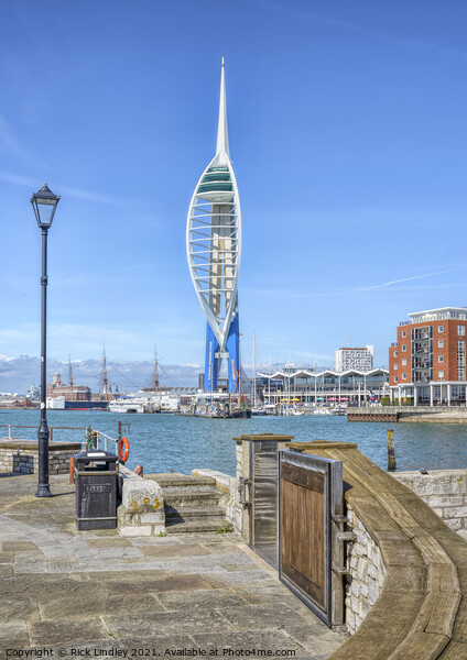 Spinnaker Tower Portsmouth Picture Board by Rick Lindley