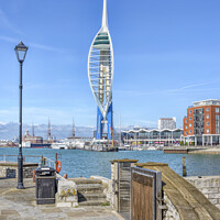 Buy canvas prints of Spinnaker Tower Portsmouth by Rick Lindley