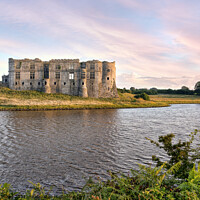 Buy canvas prints of Carew Castle  by Rick Lindley