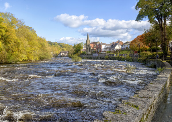 Autumn in Llangollen Picture Board by Rick Lindley