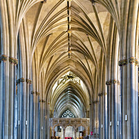 Buy canvas prints of Bristol Cathedral  by Rick Lindley
