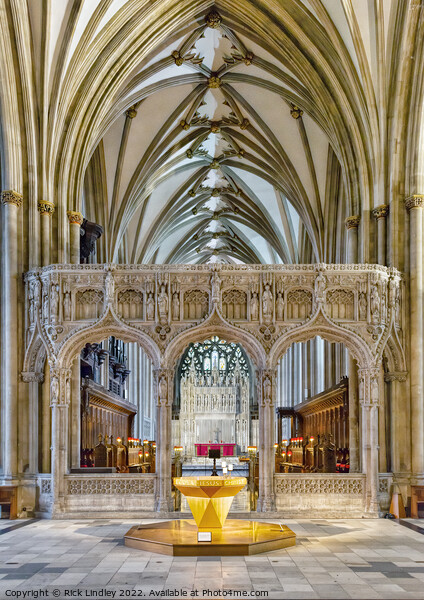 Bristol Cathedral Picture Board by Rick Lindley