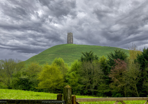 Glastonbury Tor Picture Board by Rick Lindley