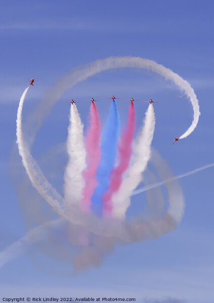 The Red Arrows Picture Board by Rick Lindley