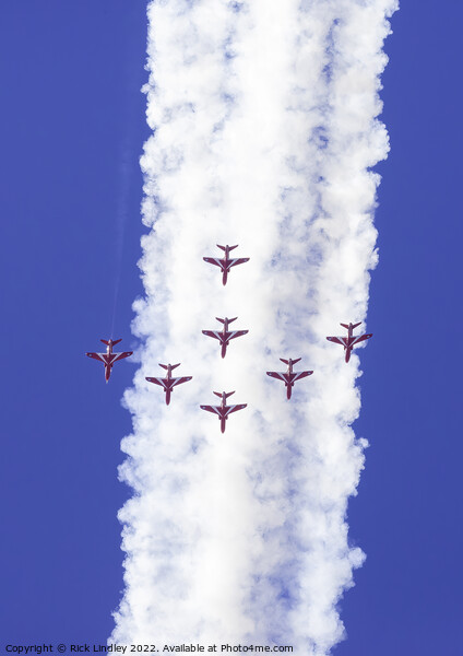 The Red Arrows Picture Board by Rick Lindley