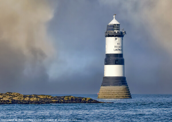 Penmon Lighthouse Picture Board by Rick Lindley