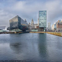 Buy canvas prints of Liverpool Skyline by Rick Lindley