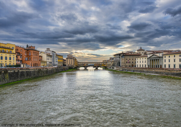 Ponte Vecchio Florence Picture Board by Rick Lindley