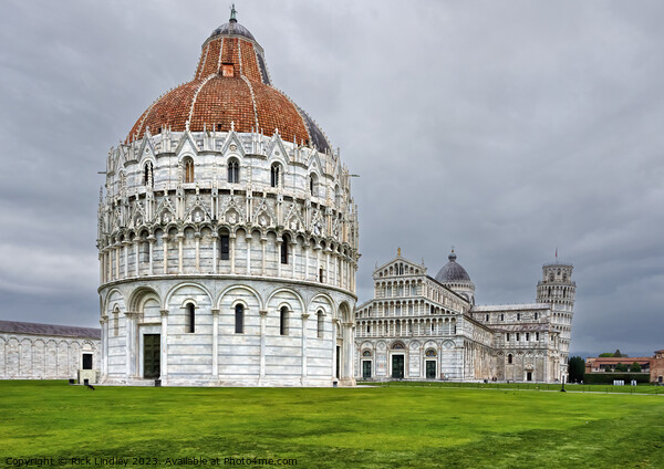 Piazza dei Miracoli Picture Board by Rick Lindley