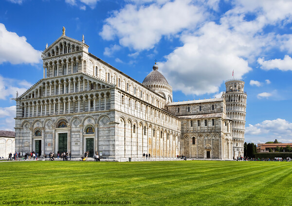 Piazza dei Miracoli Picture Board by Rick Lindley