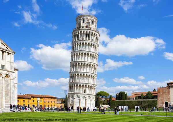 Leaning Tower of Pisa Picture Board by Rick Lindley