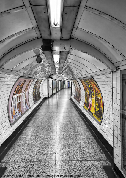 Charing Cross Underground  Picture Board by Rick Lindley