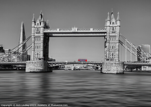 Tower Bridge Crossing Picture Board by Rick Lindley