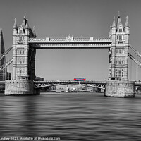 Buy canvas prints of Tower Bridge Crossing by Rick Lindley