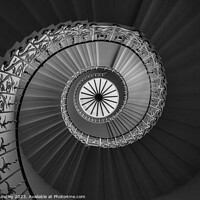 Buy canvas prints of Spiral Staircase by Rick Lindley