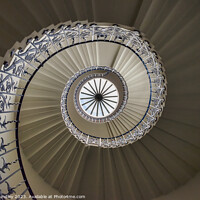 Buy canvas prints of The Spiral Staircase by Rick Lindley