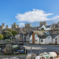 Buy canvas prints of Conwy Castle by Rick Lindley