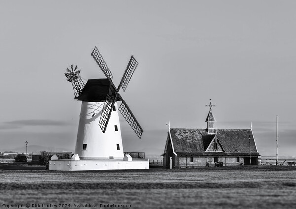 Lytham St Annes Windmill Picture Board by Rick Lindley