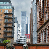 Buy canvas prints of Manchester Skyline by Rick Lindley