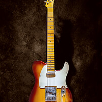 Buy canvas prints of Fender Telecaster by Rick Lindley